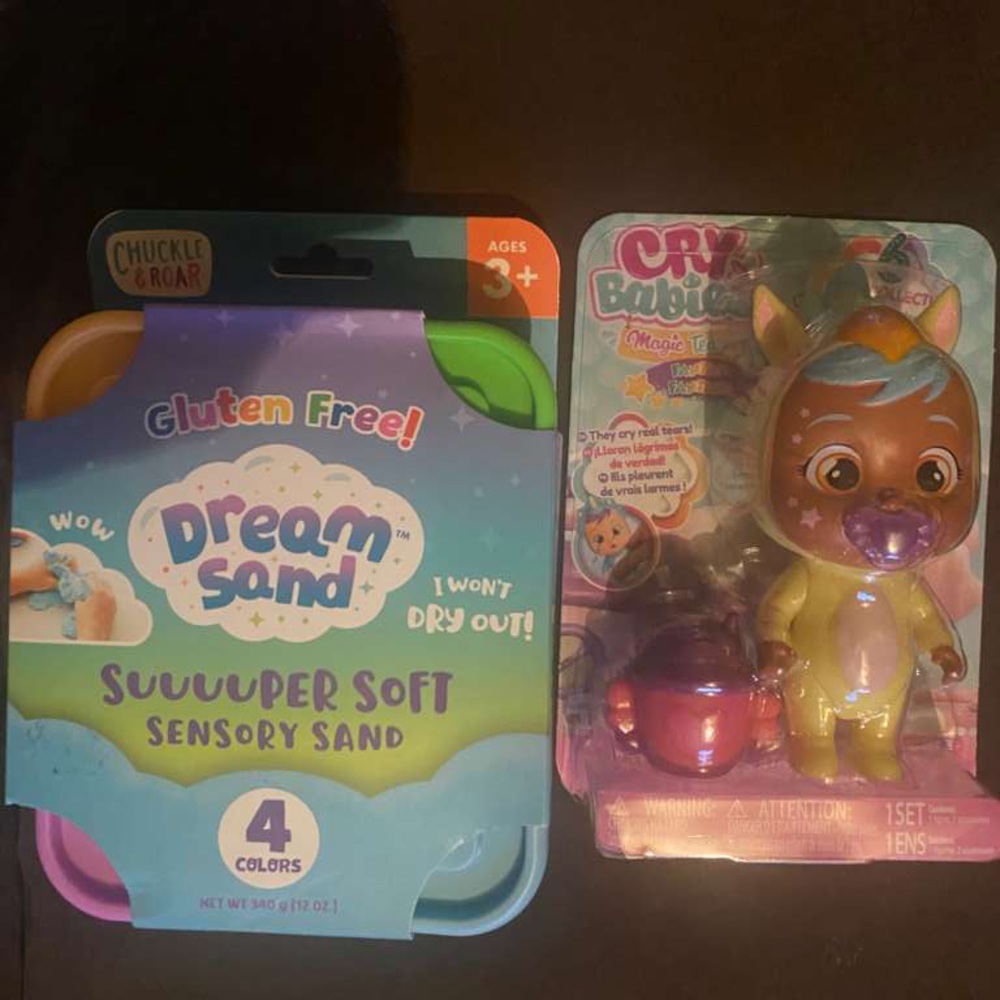 Cry Babies Magic Tears Doll with Dream Sand Set & Unicorn Stationary Set